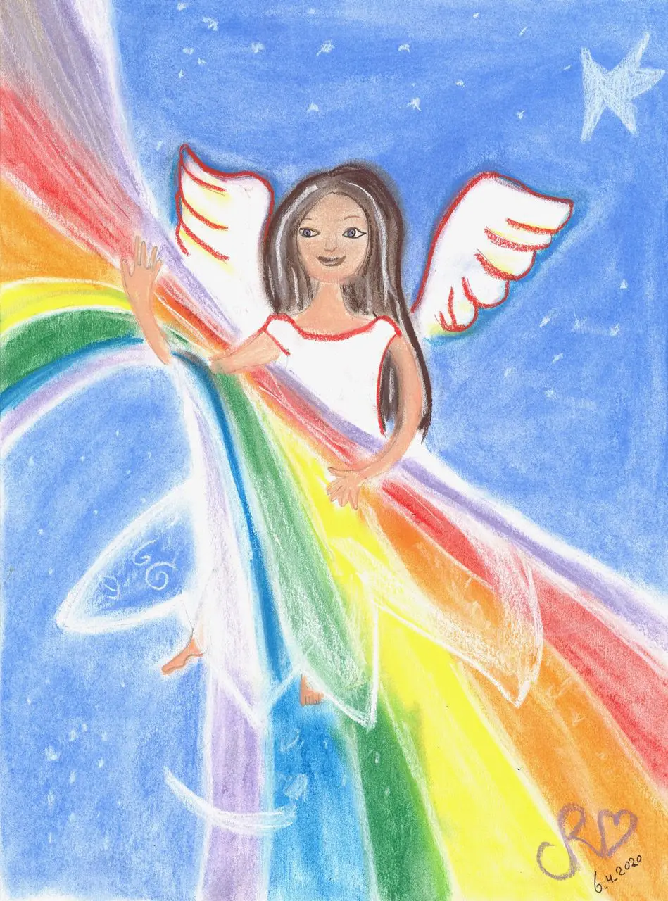 regenboog engel